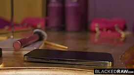 Wow! Curvy Blonde Bonni Takes a Wild BBC Ride on Blackedraw!