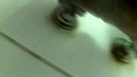 Jerking off with a dildo in the shower!