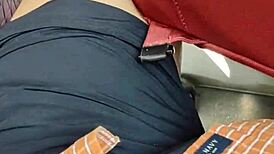 Harassing mature woman in Lima streets.