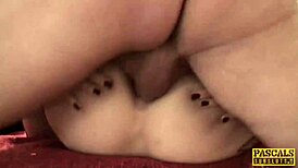 pascalssubsluts - submissive adreena winters takes hard ass fucking with cum in mouth