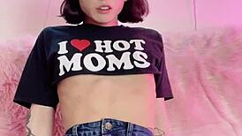 Cute And Fit Asian Exhibitionist Flashes Pussy In Micro Shorts And Gets Wet