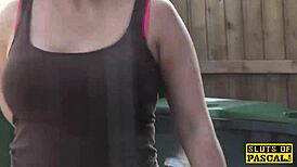 British milf gets throat slammed and pussy drilled hard