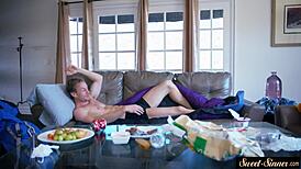 Teenage Beauty DoggyStyled And Jizzed On In Taboo Roleplay!