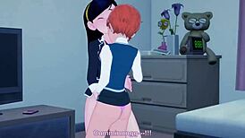 violet parr in a threesome contest, wanna join the 2mill views?