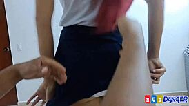 mi prima gets ready for school but first i give her tight virgin hole my hard cock