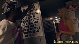 Gloryhole Babe Sucks Big Dick