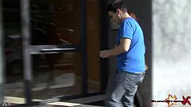 Eddy Rider picks up latina bitch on street for monster cock fuck