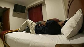 wow, this latina with huge natural tits mounts my monster cock and rides until i finish