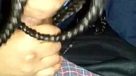 shy girl giving me wet sloppy head