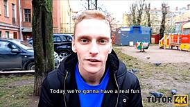 Tutor4k teacher discovers sex toys and spreads legs for intense blowjob session