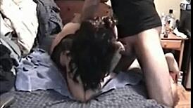 amateur teen gets anal creampie on webcam 😈