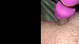 Milaj Explores Intense Vibrator Close-Up