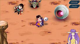 Intense Dragon Ball Hentai Fuckery in Time Travel Paradise.