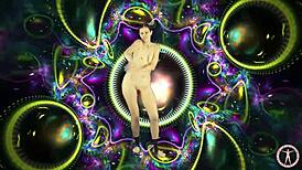 My Sweet Dancing to Asian Music with Psychedelic Vibes