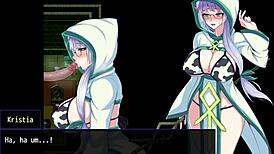 Kris explores the city of pleasure in this anime hentai adventure with masturbation and blowjobs