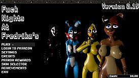 fuck nights at fredrikas fnaf hentai game pornplay ep 1 bdsm femdom handjob