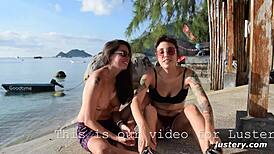 Bren submits to intense lesbian pussy licking and kissing