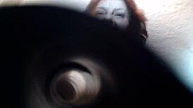 vacuuming in slippers with no panties on, quite a sight!