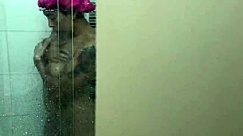 Spying on my wife while she bathes in the bathroom