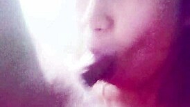 He Wants My Blowjob in Missionary Position