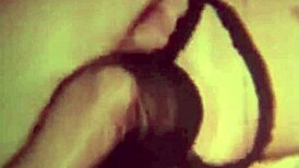 Dark vintage London swinging sixties vibe with hairy pussy bound tight in retro rope bondage. 🪢