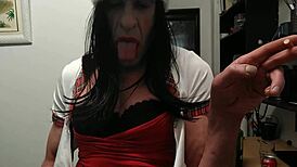 hey, put it in my mature transsexual ass, milf slut