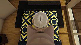 Wow! My friend's mom sucks me off in the hallway. 3D uncensored hentai parody rocks!