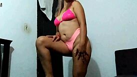 Wow, that latina blonde is so sexy and hot!