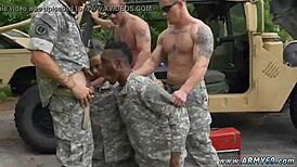 Black Man Fucks His Boxers While Sexy Gay Men Watch in Atlanta! Army69 Action!