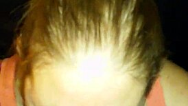 Husband watches wife swallow black cock.