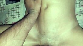 Sexy cumload on pussy with loud Hindi moans