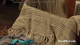 Lesbian Slave Washes Whipped Body In Front Of Madame