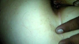 My girlfriend's white chubby ass meets my Mexican brown pito in wild action