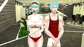 bulma, you cooking almost naked? let's bang hard!