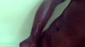 Nympho engages in solo masturbation session again