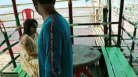 indian tourist bhabhi fulfills her one-time hot sex fantasy with shaved pussy and big tits