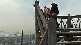 Hey blonde bitch, wanna get fucked hard outdoor under the sun?