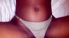 i put the little girl's panties aside and gave her a delicious big black cock