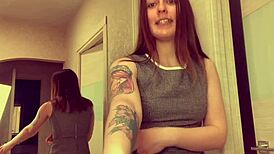 young wife celebrates promotion with intimate encounter