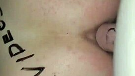 Anal Rose Squirts During Monster Cock Fucking