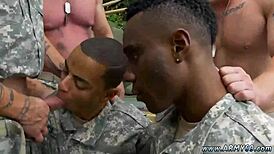 Black Man Fucks His Boxers While Sexy Gay Men Watch in Atlanta! Army69 Action!