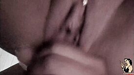 Trailer - fan fills Paty Angel's pussy bare