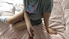 yo, my hot roommate’s sucking my cock like a pro today!