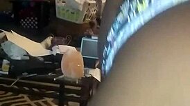 I give a blowjob to my baby with his big cock