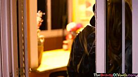 Teen glamour lesbians dive into sweet pussy licking session