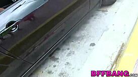 Asian Teen 18+ Gets FACIAL POV HAMMERED After Roadside TEASING!