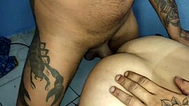 caught in the act, we indulged in double penetration with my muscular colleague