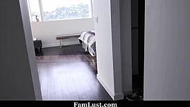 i caught my stepsis skipping school and made her ride me hard