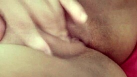 Provando meu delicioso mel? Wet clothes ripped masturbation on bed