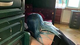 blowing landlord as rent payment deepthroat swallow